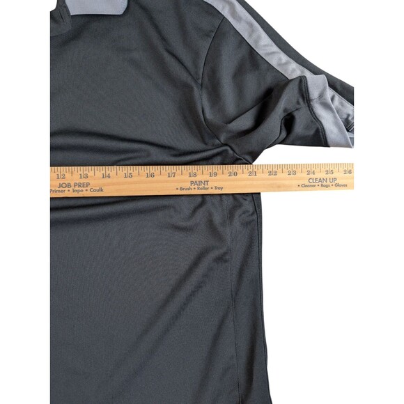 Nike Polo Shirt Mens Medium Black Golf Dri-Fit IMPACT Collection Logo - Picture 6 of 8
